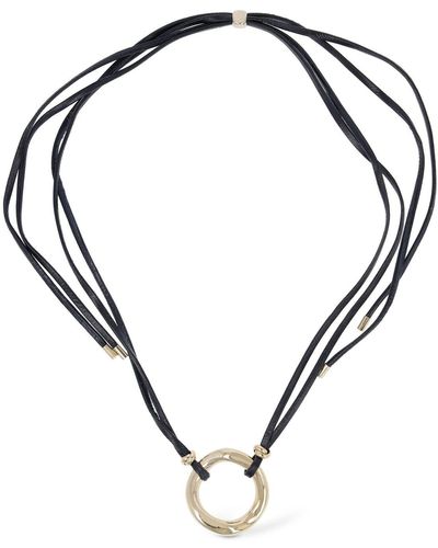Isabel Marant Orion Collar Necklace - Black