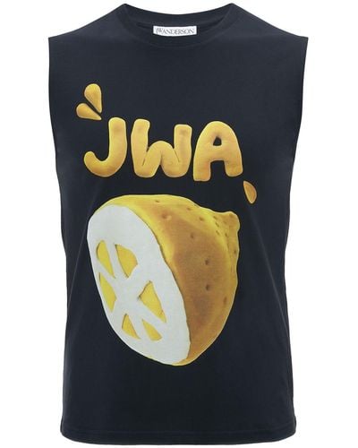 JW Anderson Jwa Lemon タンクトップ - ブルー