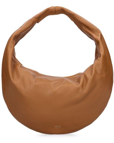 Khaite Medium Olivia Leather Hobo Bag - Brown
