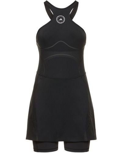 adidas By Stella McCartney Vestido para correr con shorts - Negro