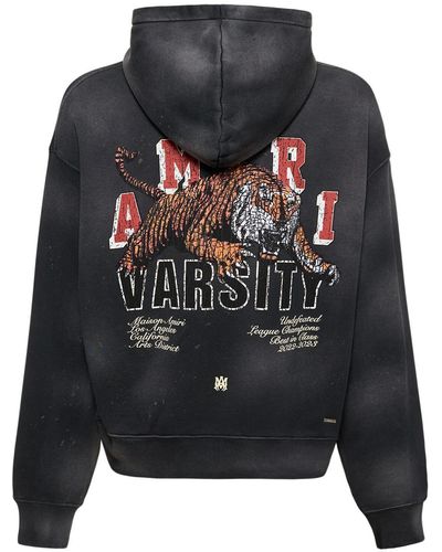 Amiri Black Vintage Tiger Hoodie for Men | Lyst