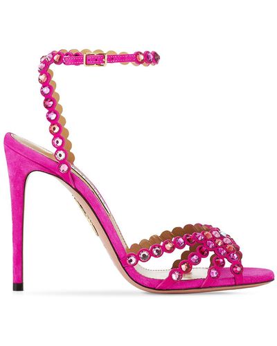 Aquazzura Aquazzurra Tequila Sandals Shoes - Pink