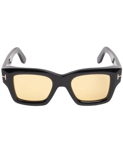 Tom Ford Ilias Squared Sunglasses - Black