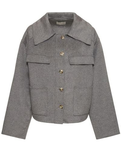 Loulou Studio Cilla Wool & Cashmere Jacket - Grey