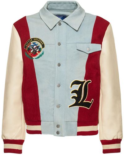 Lifted Anchors Claridge Letterman Varsity Jacket - Multicolour
