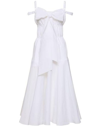 Patou Faille Long Dress - White
