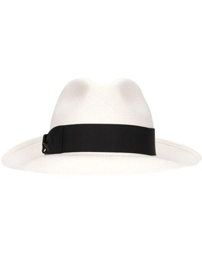 Borsalino Giulietta Fine Panama Hat - White