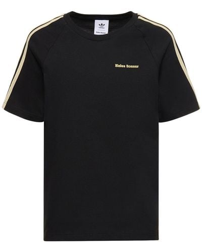 adidas Originals Wales Bonner オーガニックコットンtシャツ - ブラック