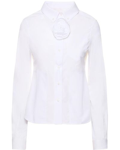 Saks Potts Rylee Cotton Poplin Shirt - White