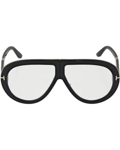 Tom Ford Troy アセテート眼鏡 - ブラック