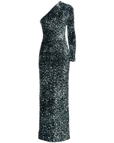 Solace London Langes Kleid Mit Verzierung "romy" - Grün