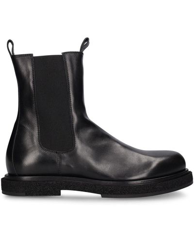 Officine Creative Tonal Leather Chelsea Boots - Black