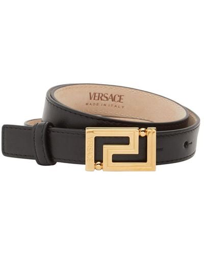 Versace 20Mm Leather Belt - Multicolour