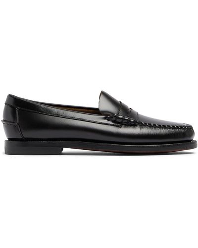 Sebago 20Mm Classic Dan Smooth Leather Loafers - Black