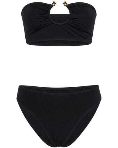 Bottega Veneta Bikini en nylon stretch - Noir