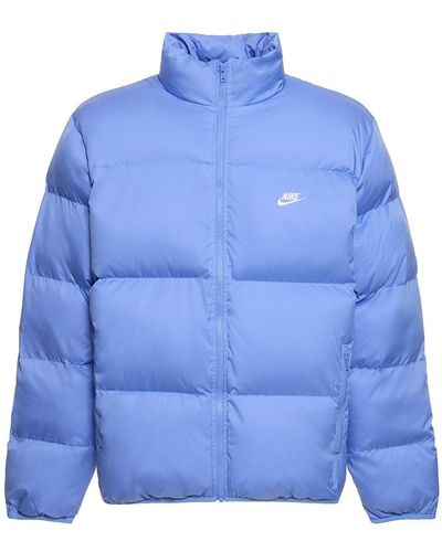 Nike Club Puffer Jacket - Blau