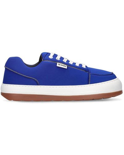 Sunnei Chunky-sneakers Aus Neopren - Blau