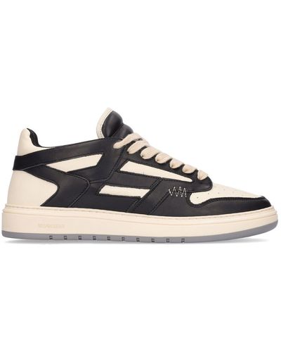 Represent Reptor Low Leather Trainers - White