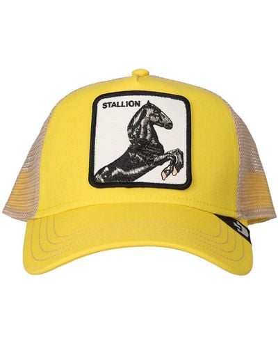 Goorin Bros The Stallion Trucker Hat W/Patch - Yellow