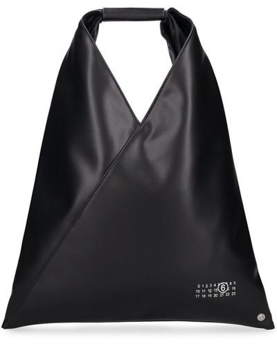 MM6 by Maison Martin Margiela Small Japanese Top Handle Bag - Black