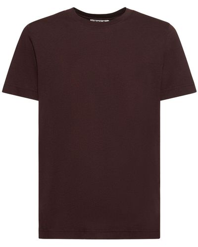 CDLP Midweight Lyocell & Cotton T-Shirt - Brown