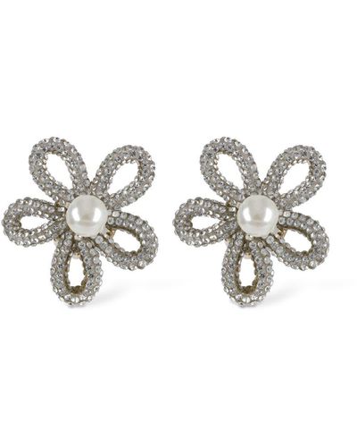 White Rosantica Earrings and ear cuffs for Women