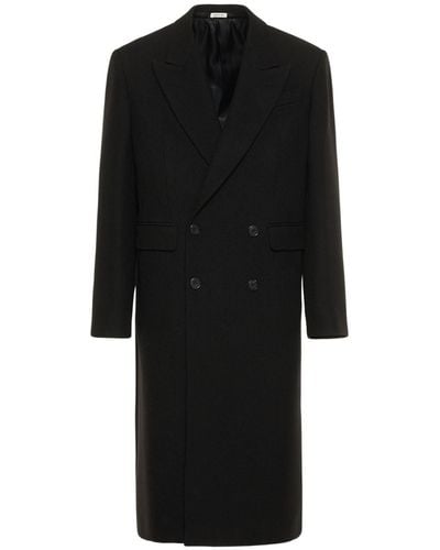 Alexander McQueen Wool Coat - Black
