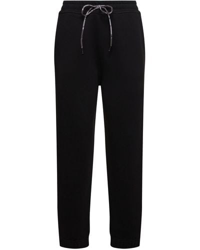 Vivienne Westwood Pantalones deportivos de jersey con logo - Negro