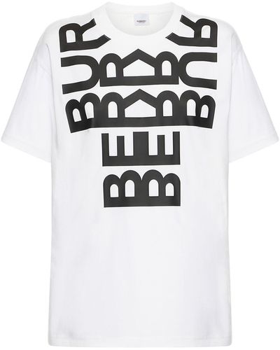Burberry Carrick コットンジャージーtシャツ - ホワイト