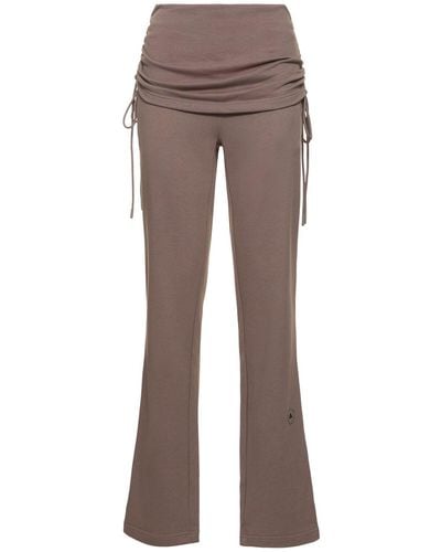 adidas By Stella McCartney Roll Top Trousers - Brown