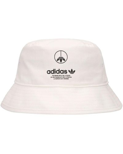 adidas Originals Unite Cotton Bucket Hat - White