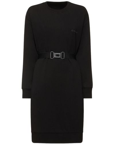 Moncler Cotton Sweat Dress - Black