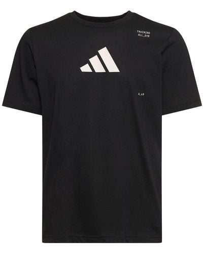 adidas Originals Kurzärmliges T-shirt Mit Logo - Schwarz