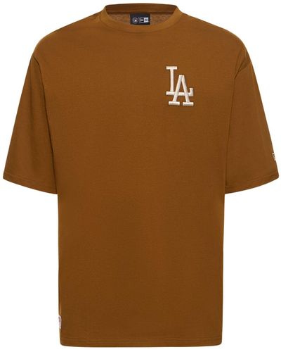 KTZ T-shirts "la Dodgers League Essentials" - Braun