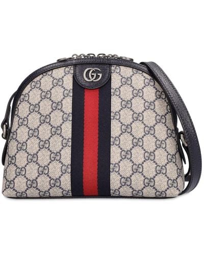 Gucci Ophidia gg Supreme Shoulder Bag - Red