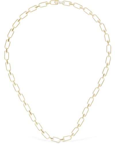 Eera Reine 18kt Gold & Diamond Chain Necklace - Natural