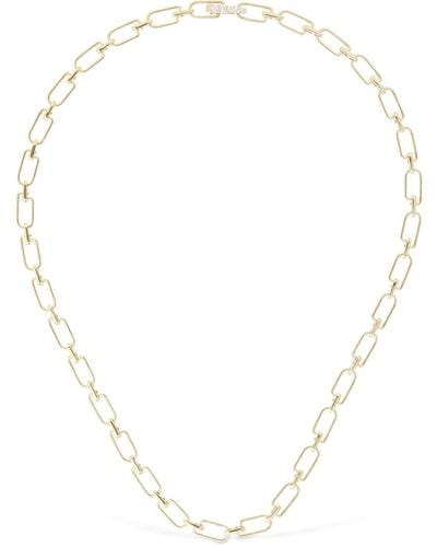 Eera Reine 18kt Gold & Diamond Chain Necklace - Natural