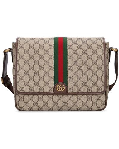 Gucci Ophidia Gg Supreme Medium Crossbody Bag - Gray