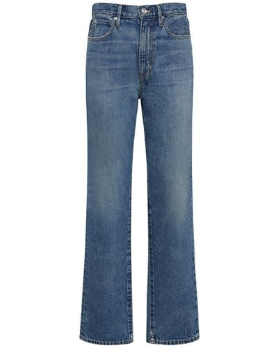 SLVRLAKE Denim Jeans rectos de denim - Azul