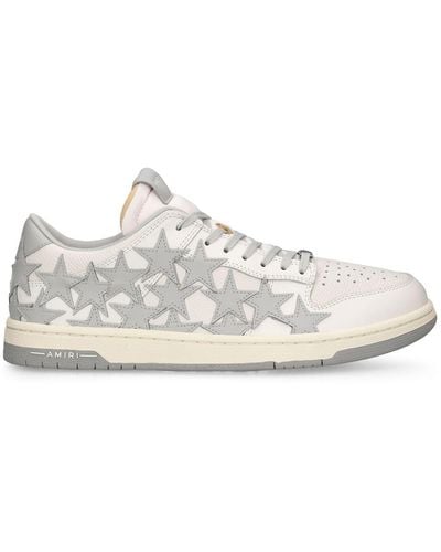 Amiri Sneakers low top stars in cashmere - Bianco