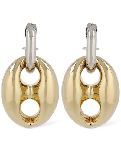 Rabanne Xtra Eight Dang Earrings - Metallic