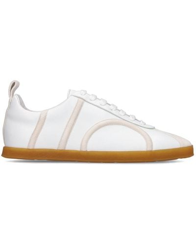 Totême 10Mm Leather Sneakers - White