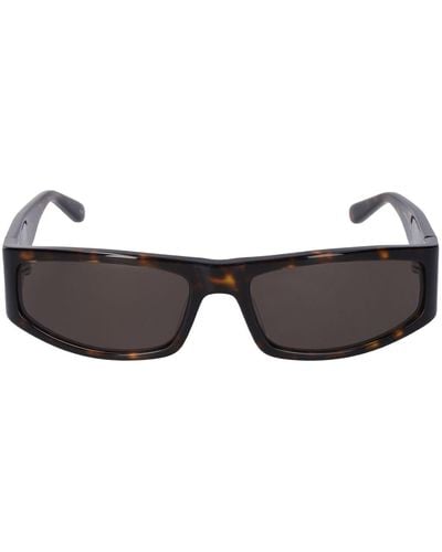 Courreges Techno Squared Acetate Sunglasses - Black