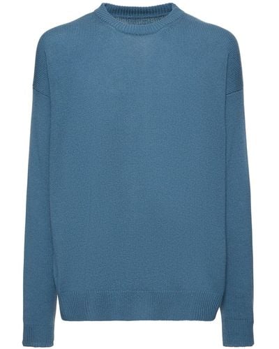 Jil Sander Pullover Aus Kaschmir - Blau