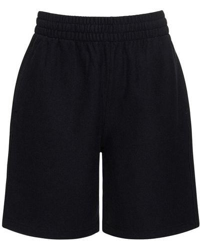 Burberry Cotton Jersey Sweat Shorts - Blue