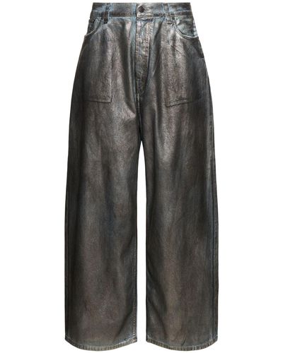 Acne Studios Jeans de denim de algodón - Gris