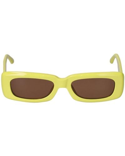 The Attico Mini Marfa Squared Acetate Sunglasses - Green