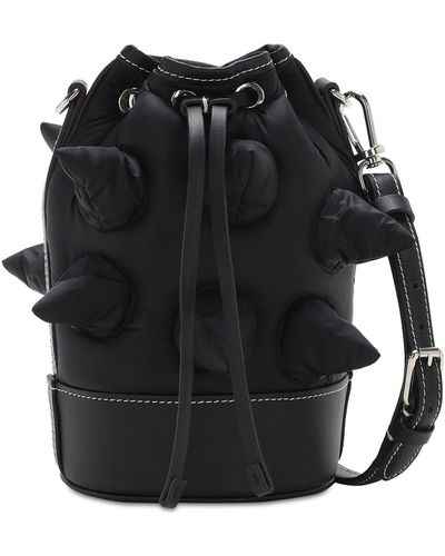 Moncler Genius 1 Moncler Jw Anderson Mini Spike Critter Bucket Bag - Black