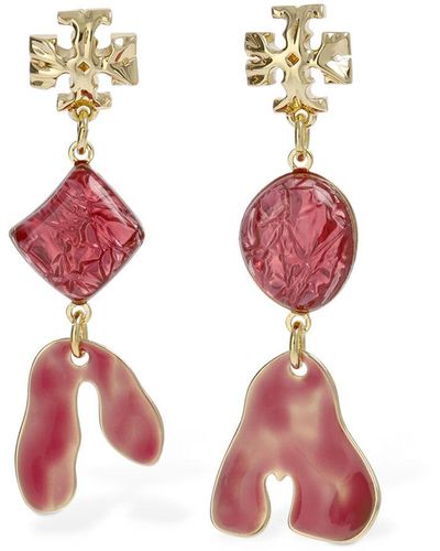 Tory Burch Pendientes pequeños - Blanco