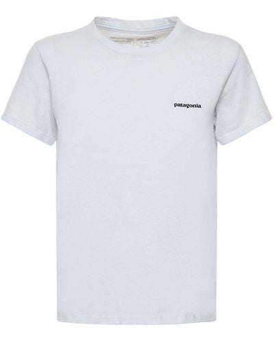 Patagonia T-shirt p-6 responsibili-tee - Bianco